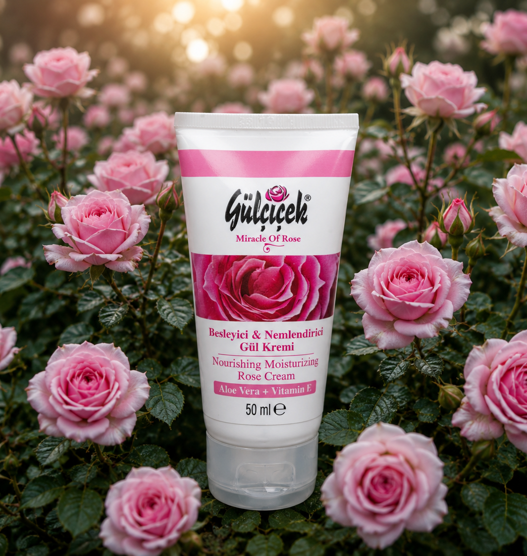 50 ml Besleyici & Nemlendirici Aloe Vera Gül Kremi
