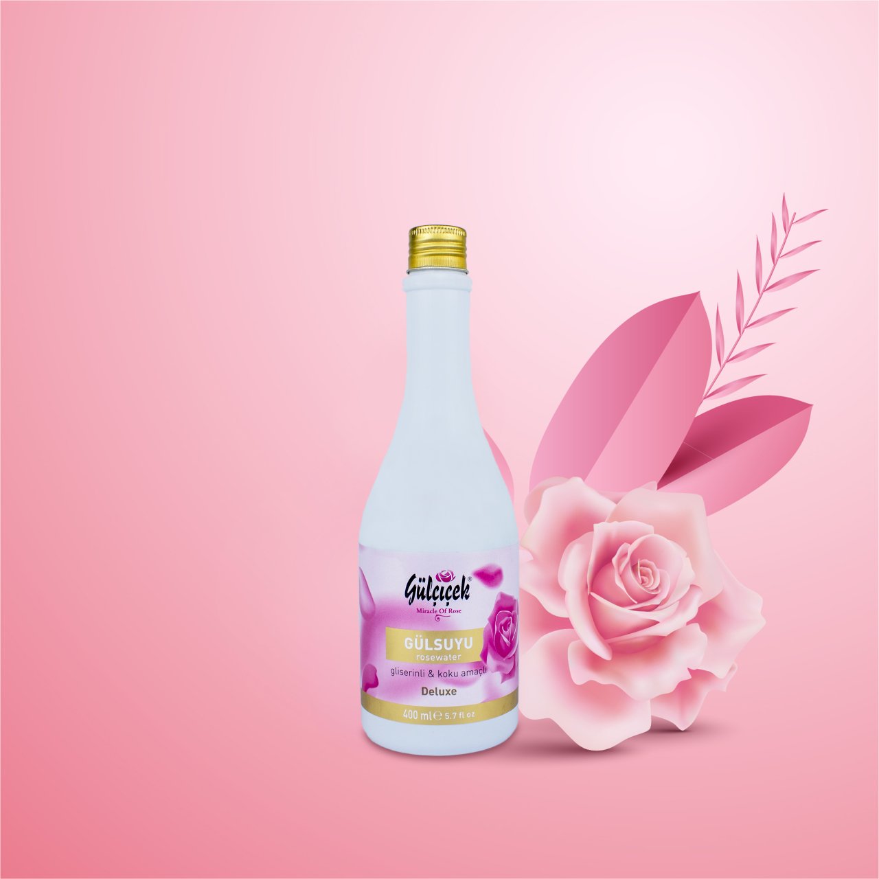 Koku Amaçlı Deluxe Gül Suyu 400 ml
