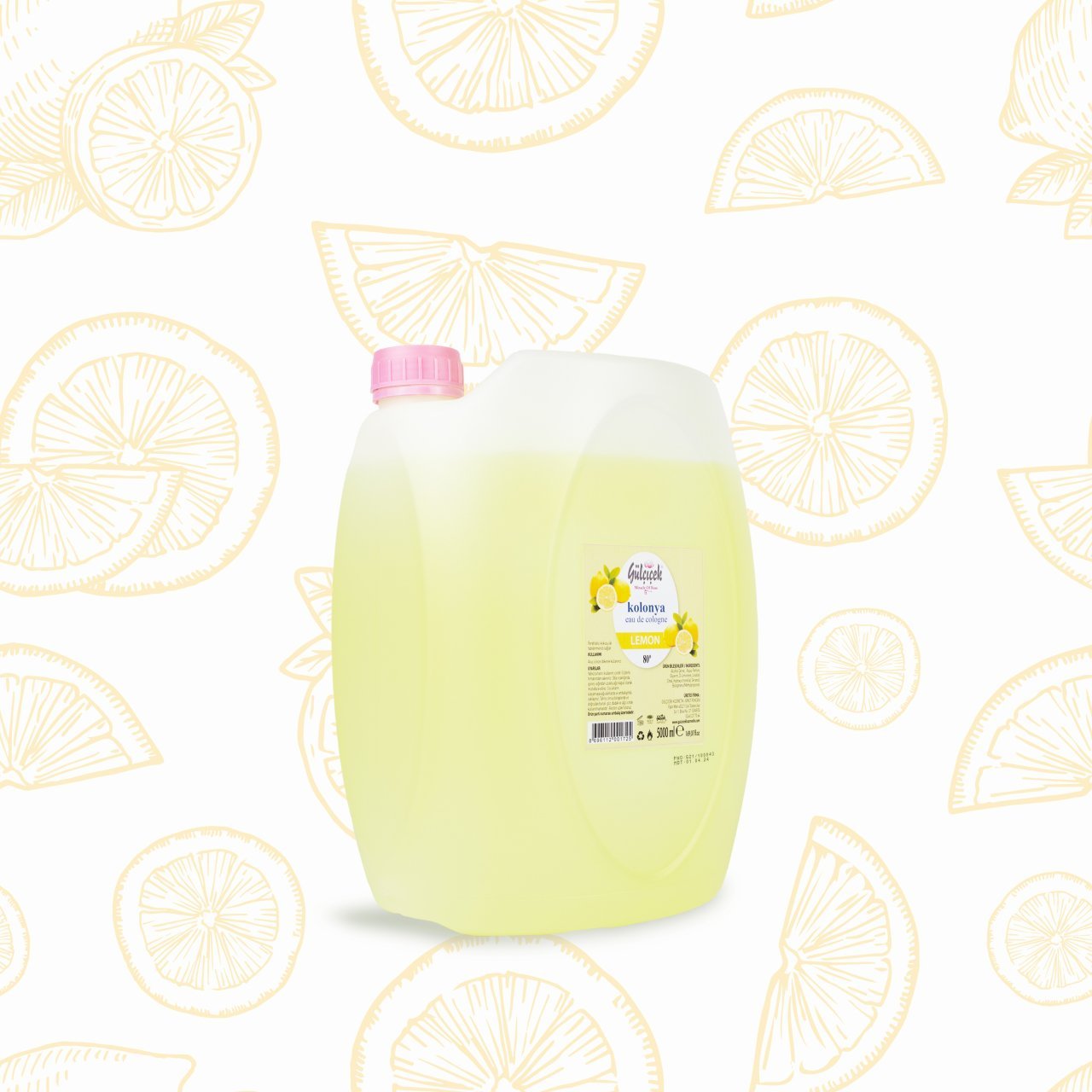 5000 ml Limon Kolonyası 80 Derece