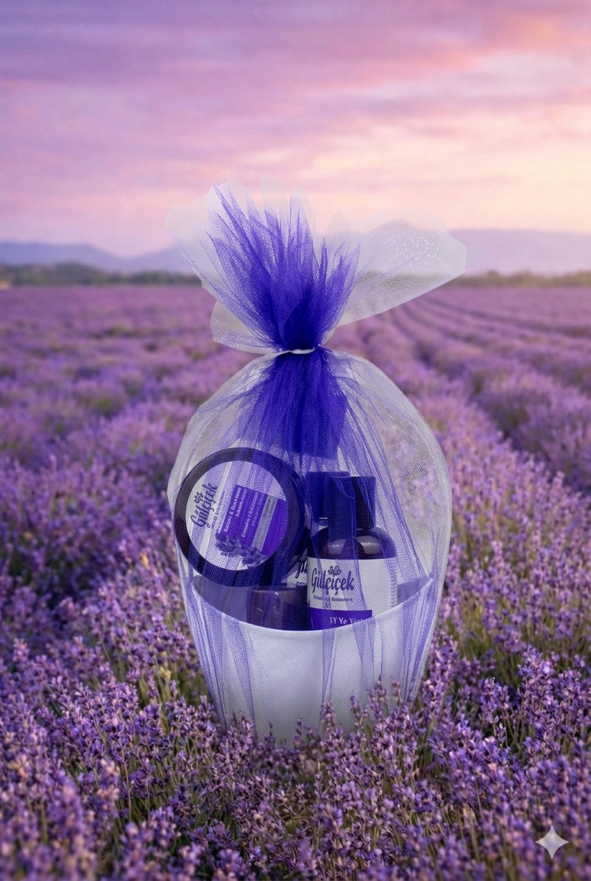 4 Adet Ürün İçeren Lavanta Set